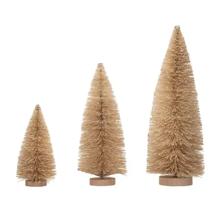 Cream Sisal Bottle Brush Tree