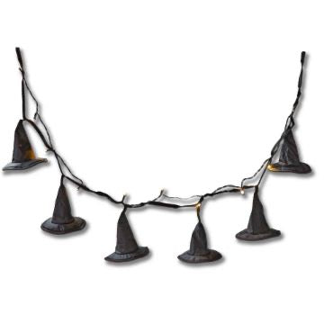 Black Witch Hat LED String