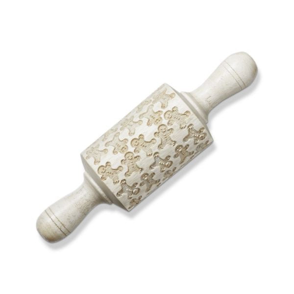 Gingerbread Man Kids Embossed Rolling Pin
