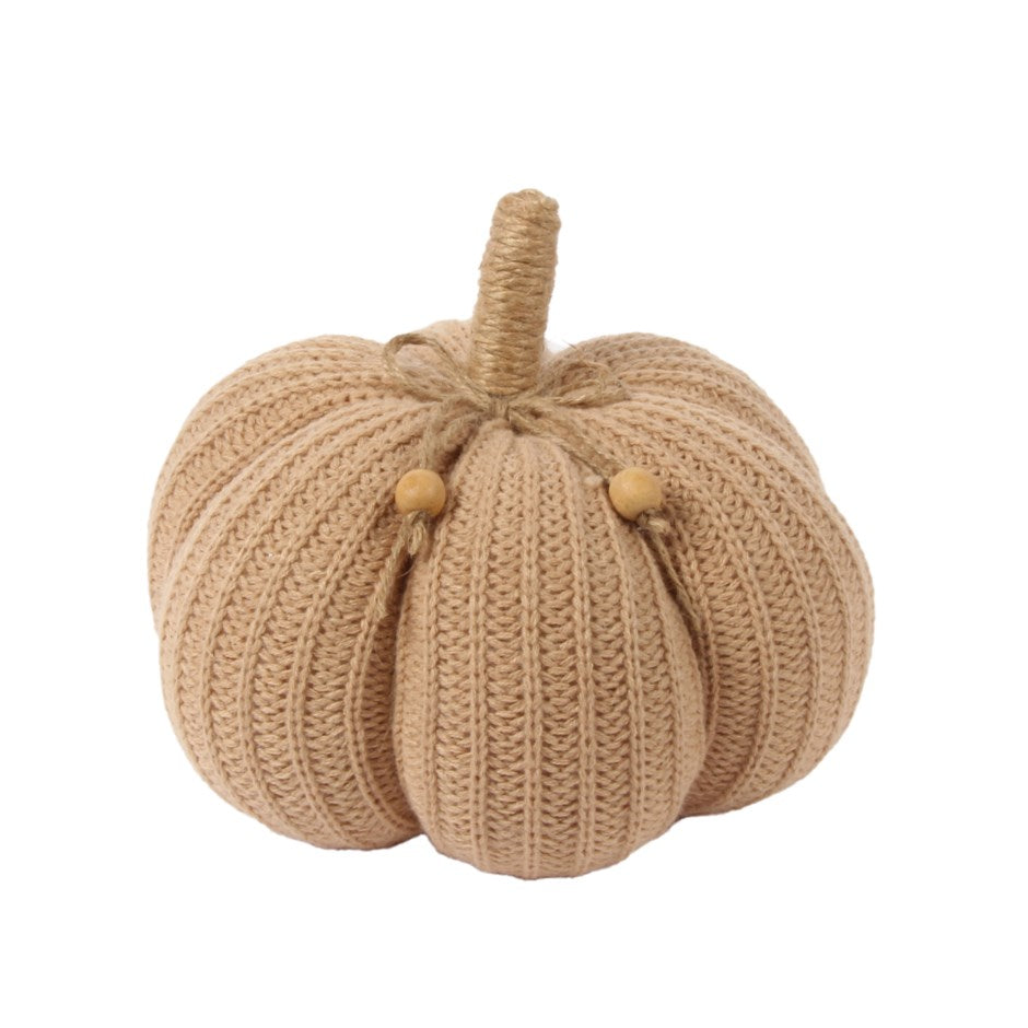 Knitted Shape Pumpkin Cushion