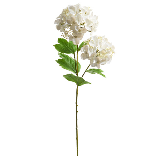 Real Touch White Hydrangea Spray