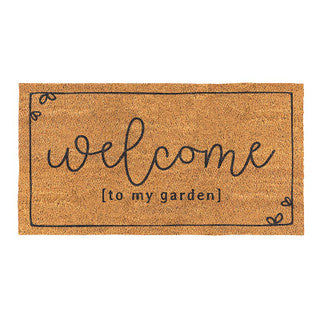 Welcome To My Garden Doormat