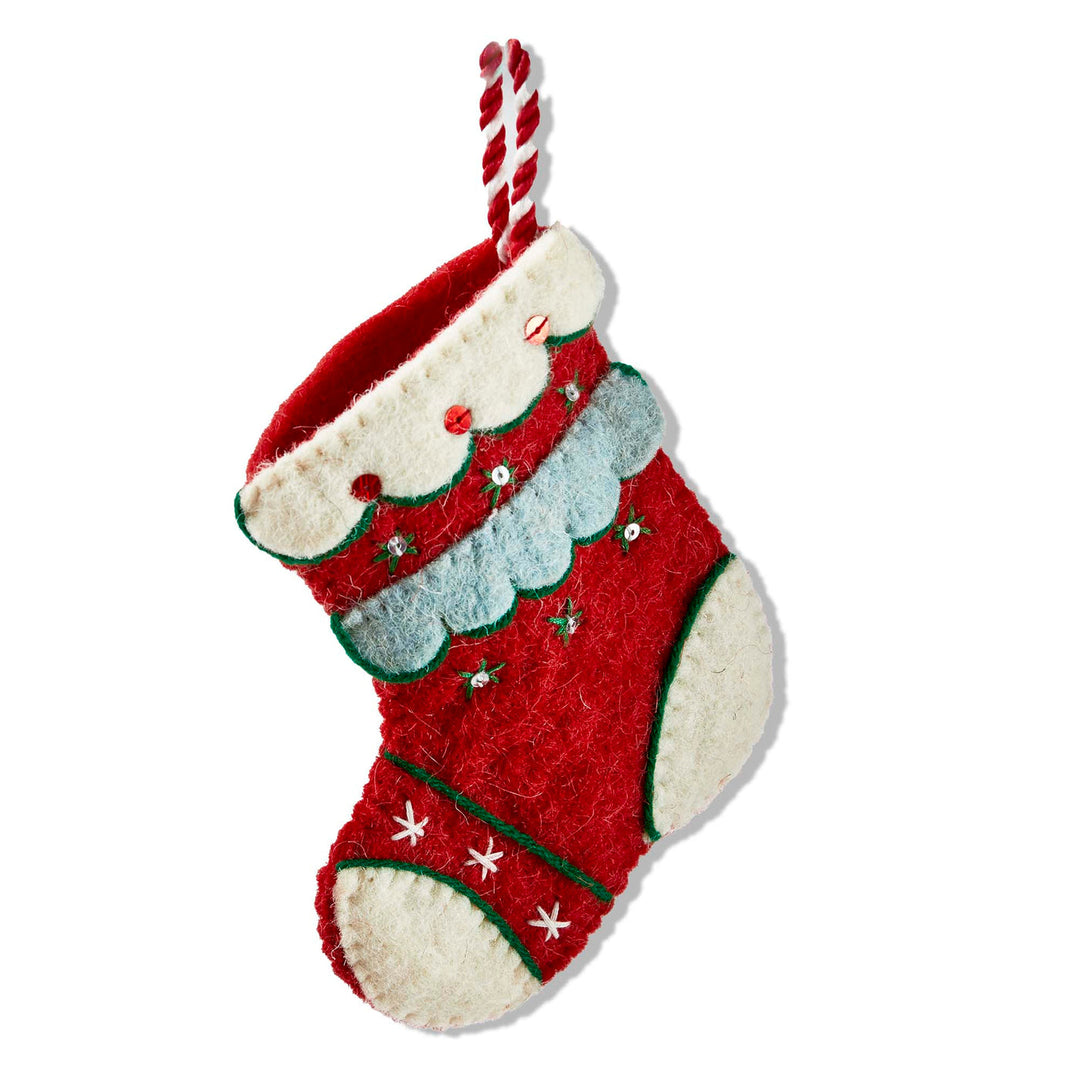 Whimsy Stocking Gift Card Holder Ornament