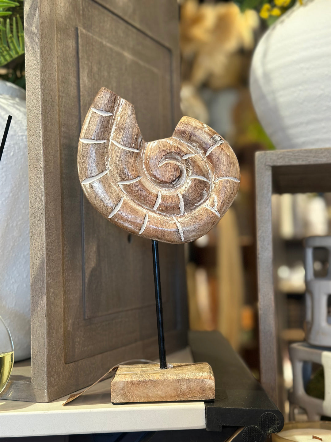 Deco Shell WD/Iron Nat/Wh 6x11