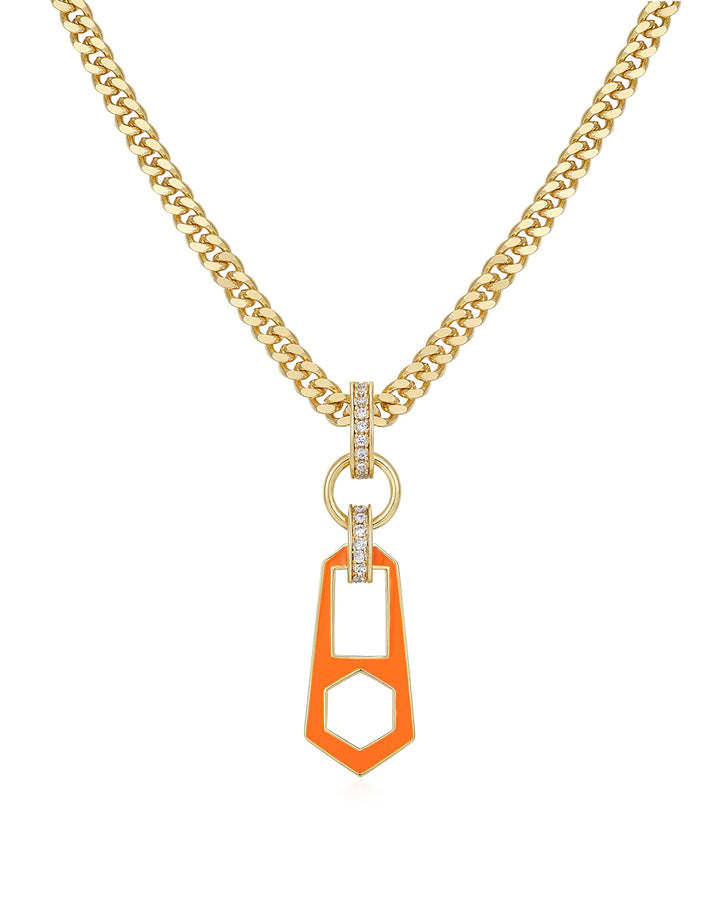 Mini Zipper Pendant Necklace