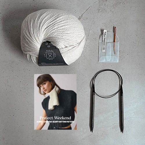 Aubrey Everyday Scarf Knitting Kit