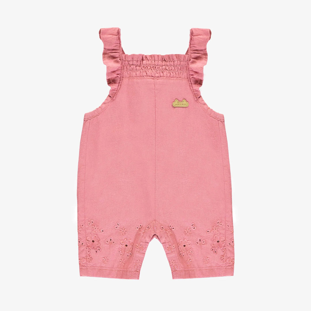 Pink Ruffle Overall