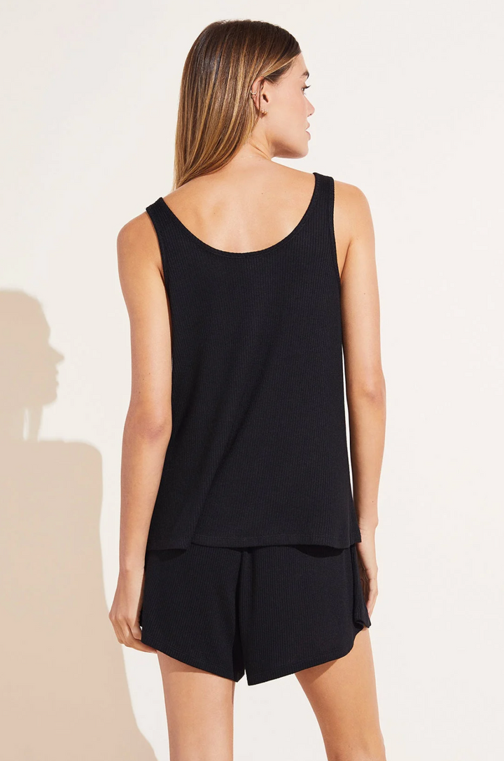 Elon Relaxed Rib Henley Tank