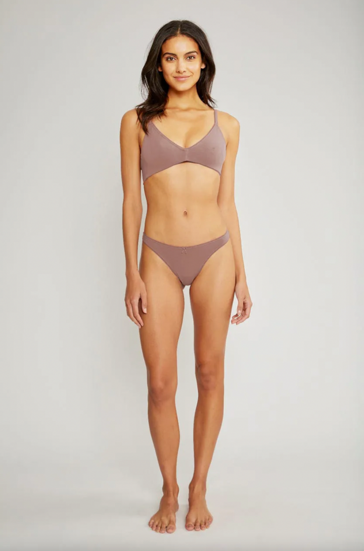 Pima Goddess Everyday Plunge Bra