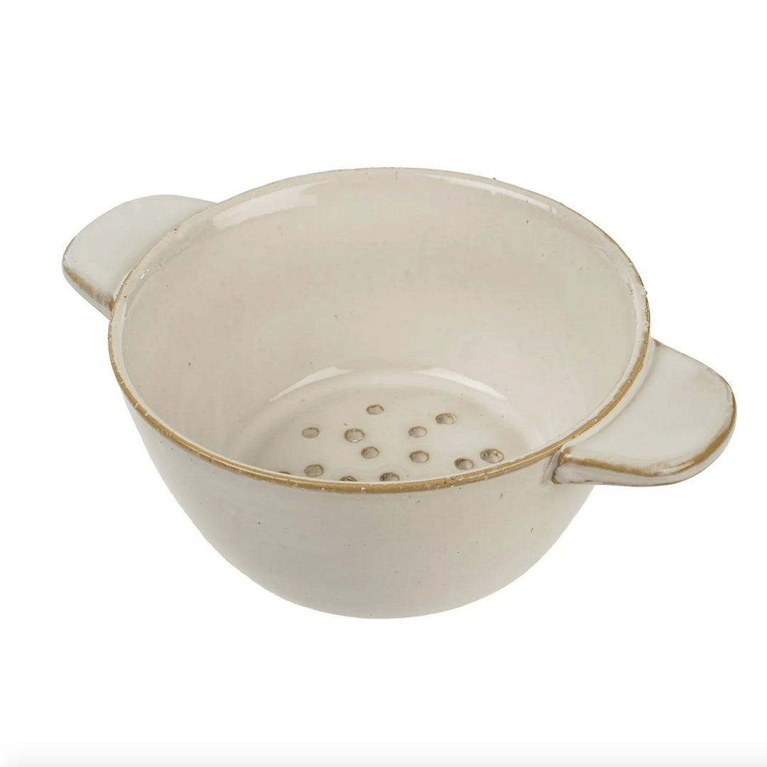 Ceramic Colander w/ 2 handles