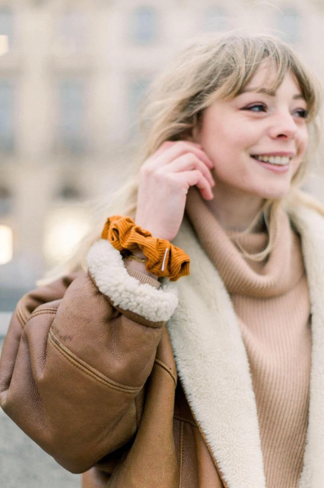 French Ribbed Scrunchie