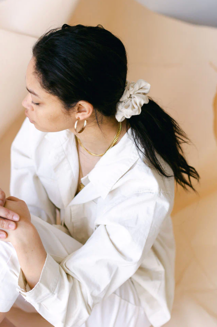 French Ribbed Scrunchie