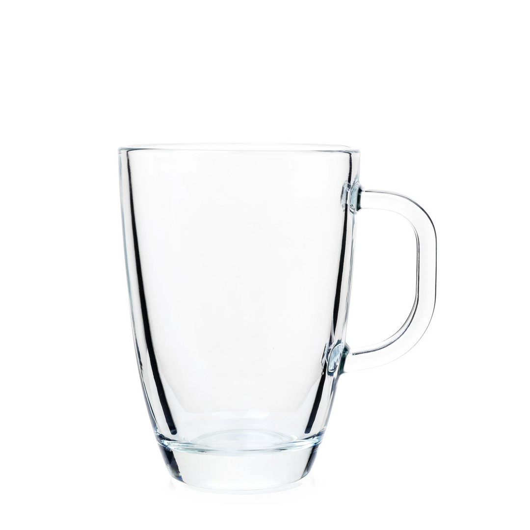 Express Glass Mugs, Set of 4
