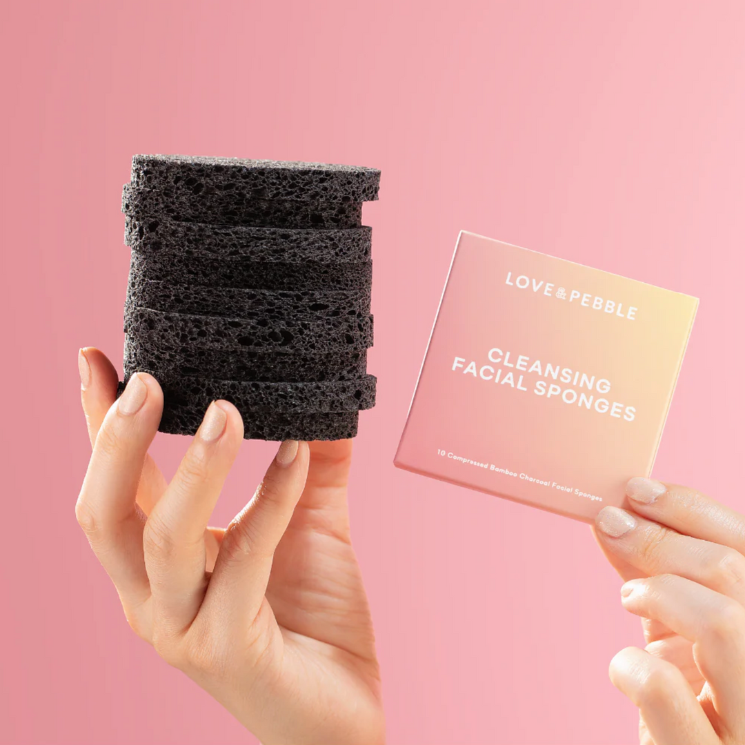 Bamboo Charcoal Facial Sponges (10pack)
