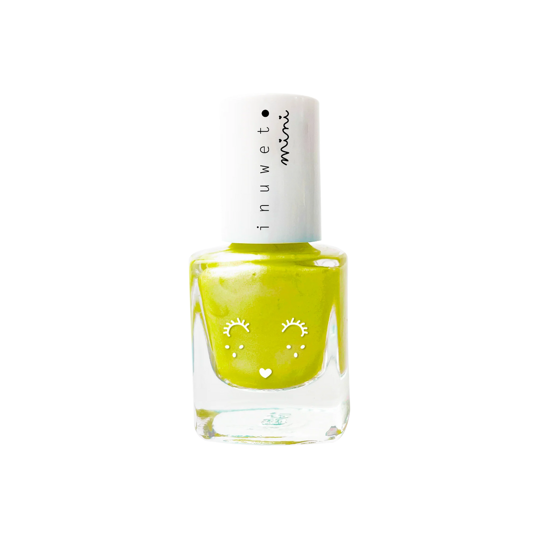 Neon Yellow Water-Based nail Polish - Pineapple Scent