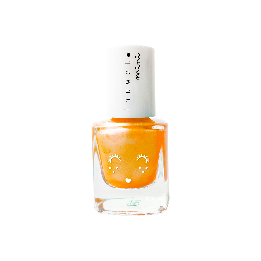 Neon Orange Water-Based nail Polish - Mango Scent