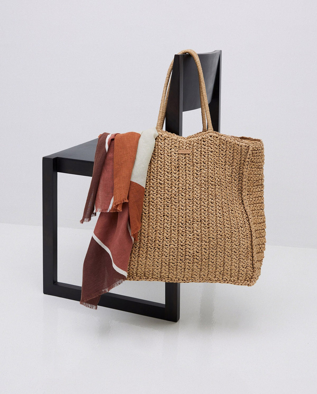 Raffia Shopper Bag