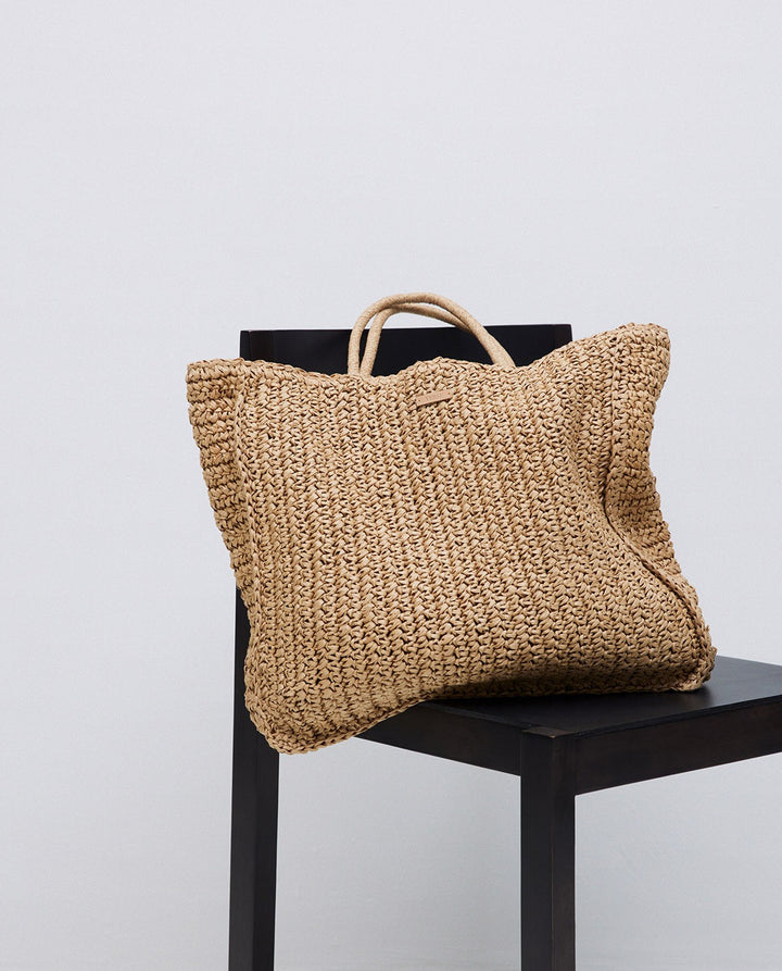 Raffia Shopper Bag