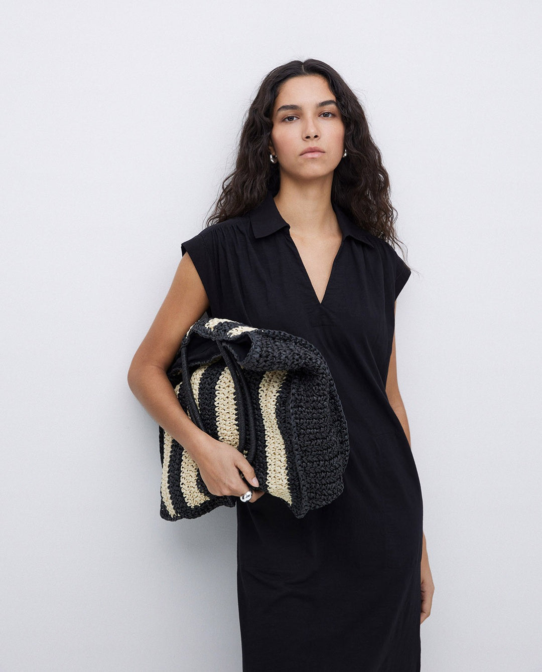 Raffia Shopper Bag