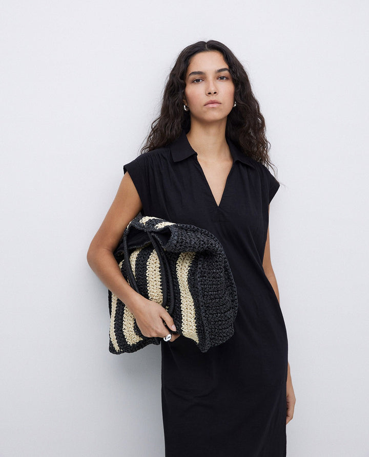 Raffia Shopper Bag