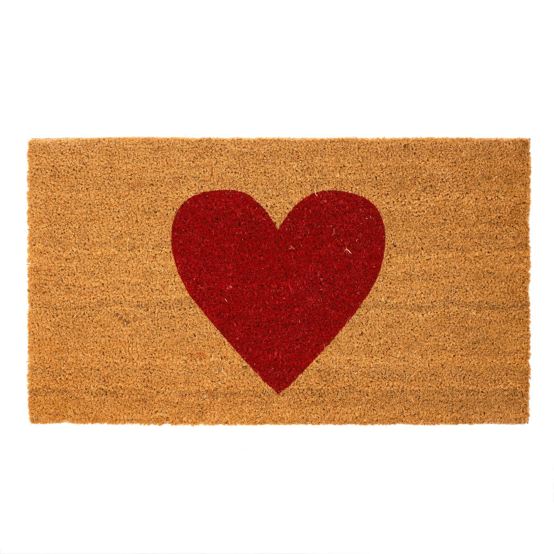 Heart Red Doormat
