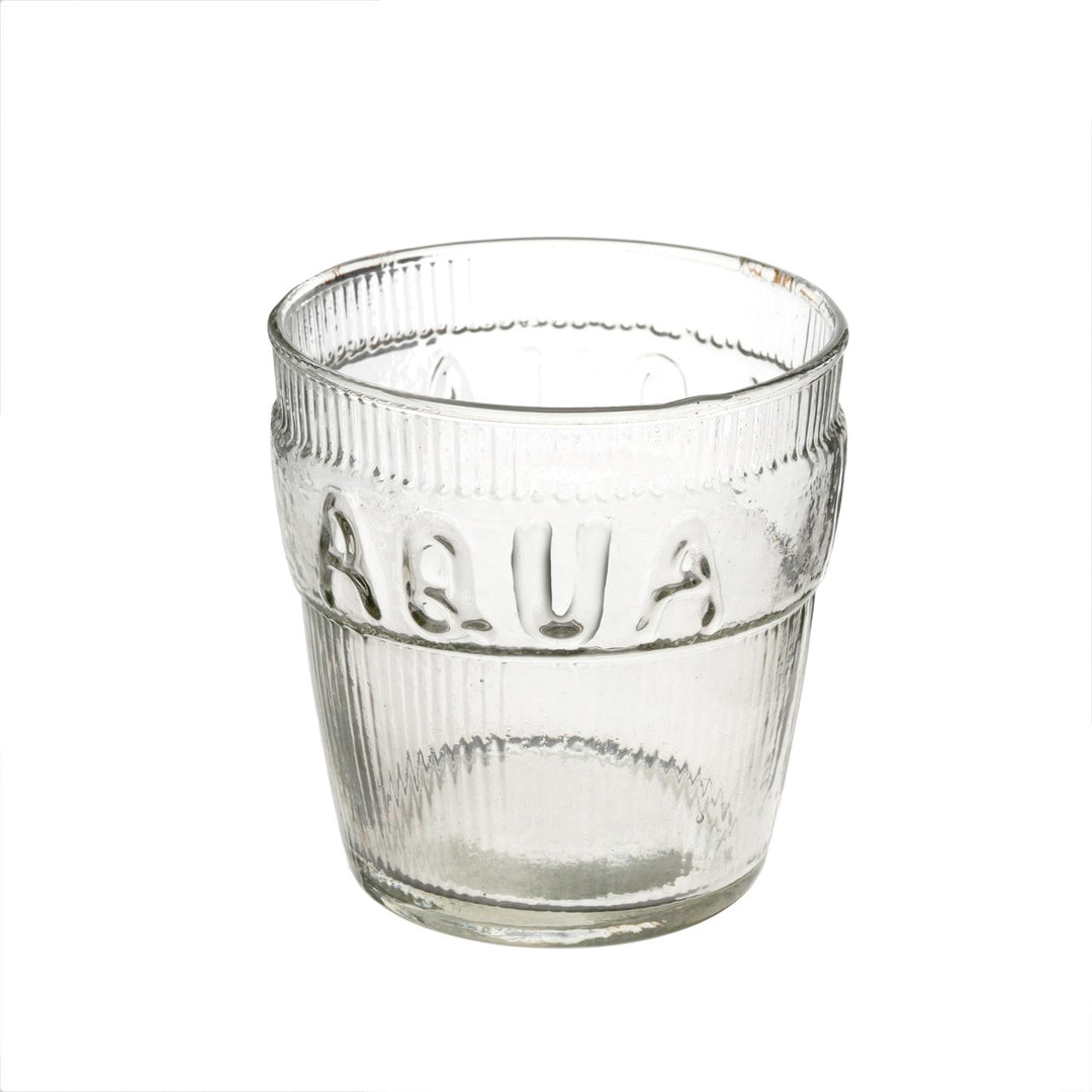 “Aqua” Drinking Glass
