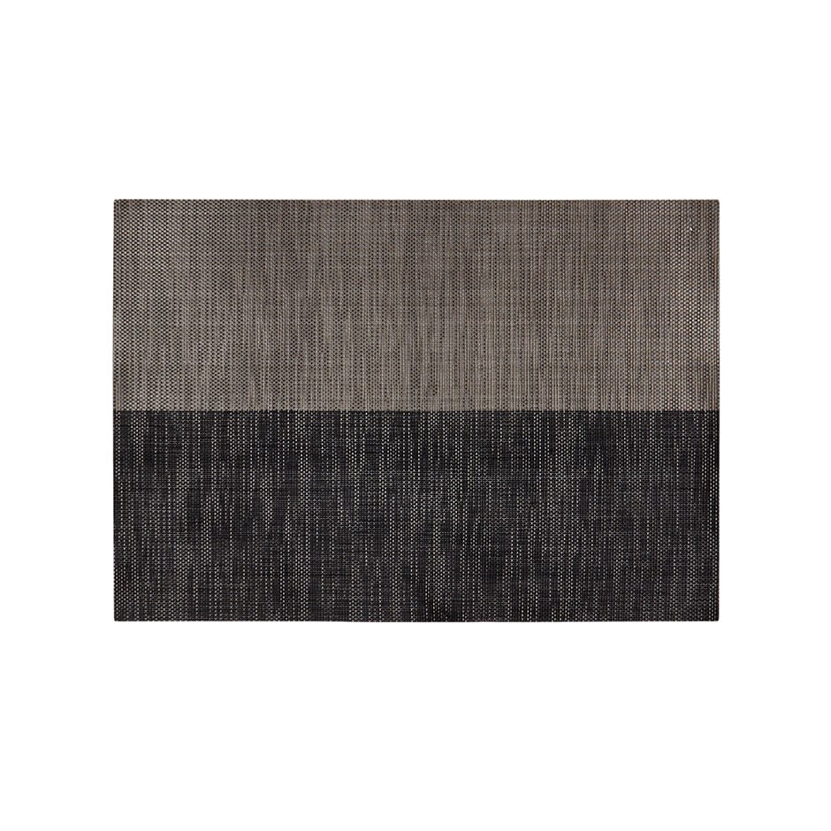 Divide Vinyl Placemat Black/Navy | 13x19