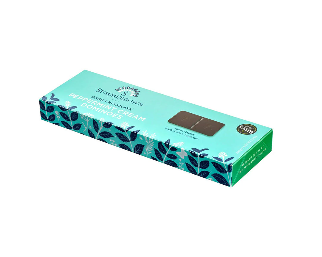 Chocolate Peppermint Cream Dominos