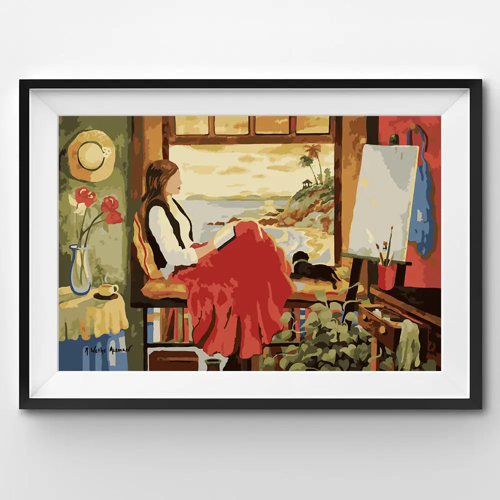 She's An Artist Paint By Numbers