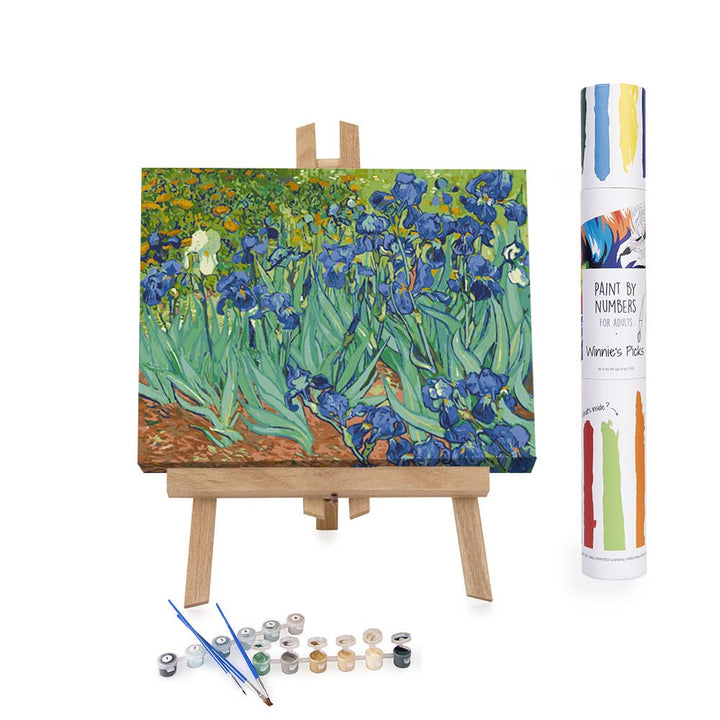 Irises Paint by Numbers