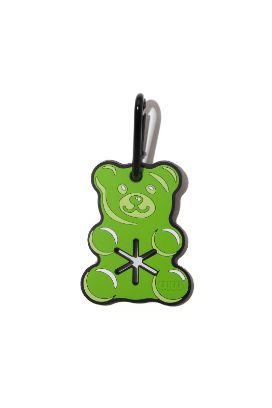 Green Gummy Bear Dog Waste Bag Holder