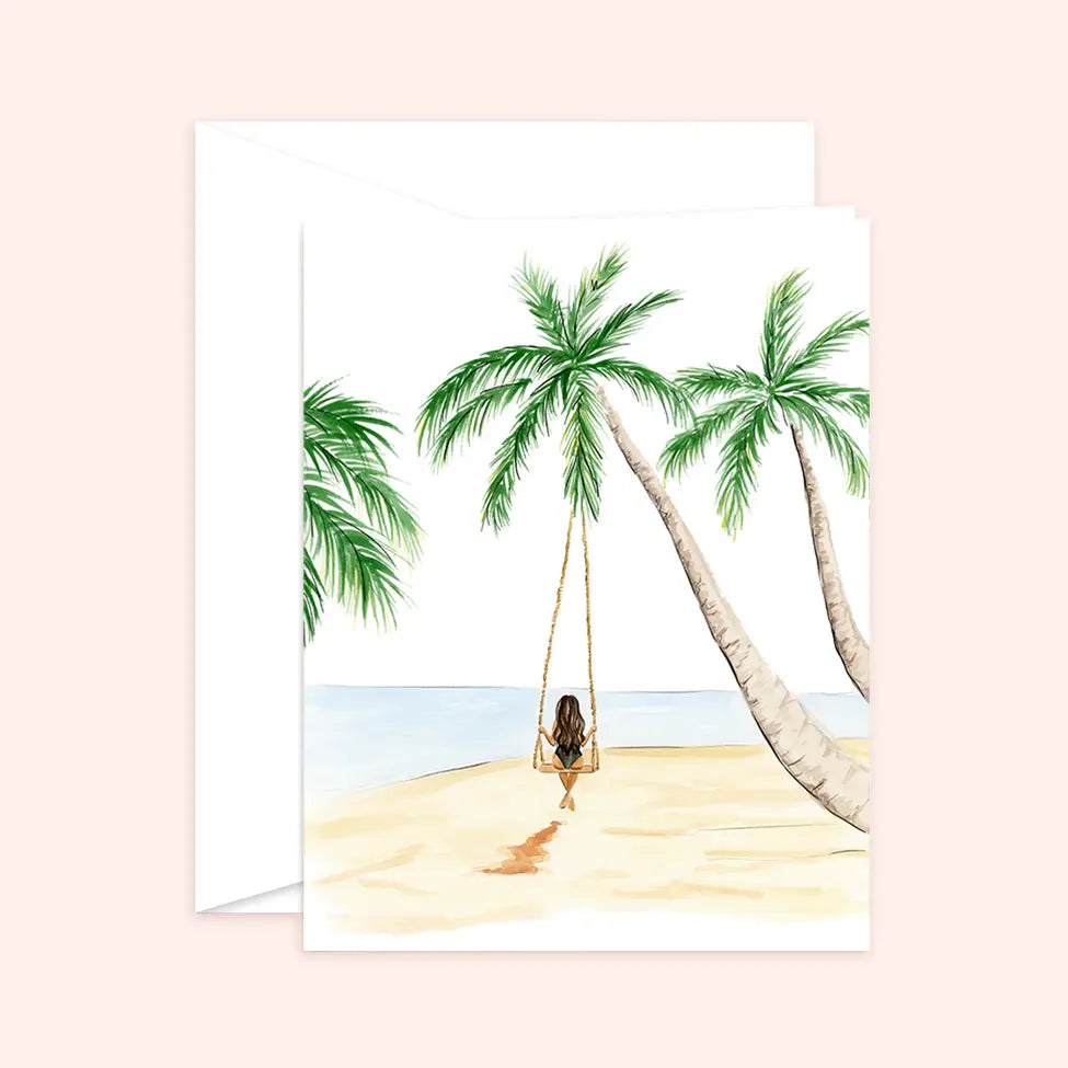 Tropical Boho Beach Days Card