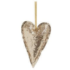 Glitter Heart Ornament