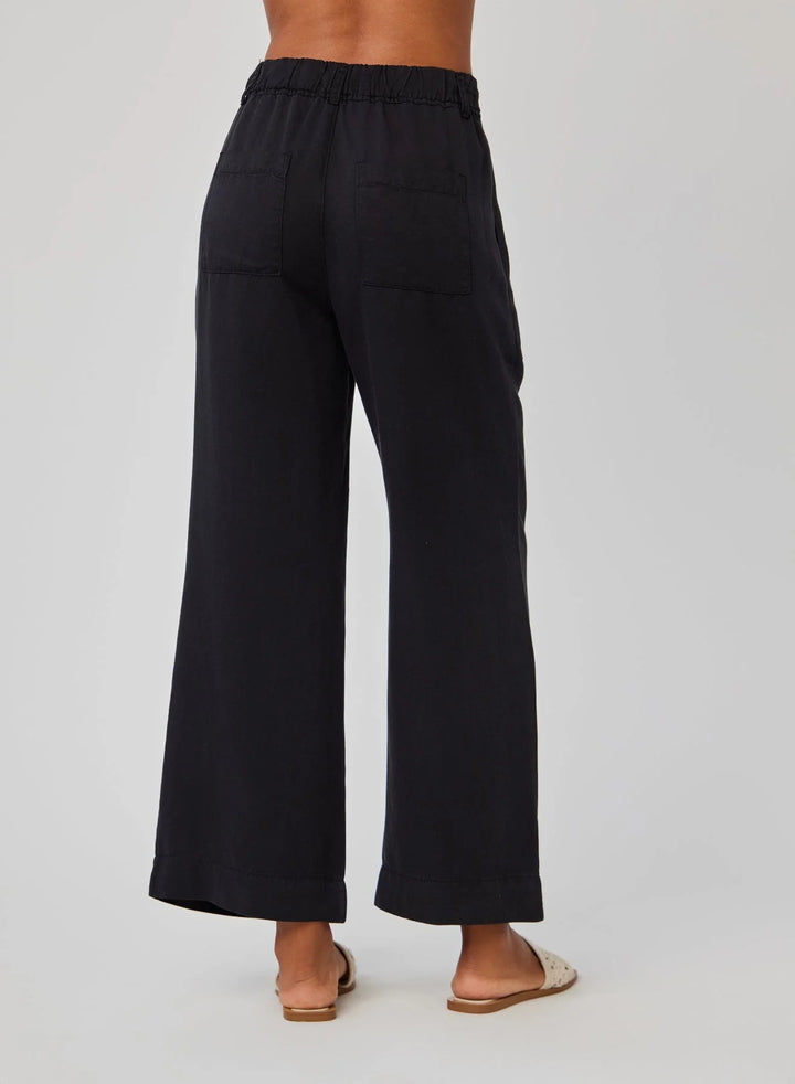 Marina Pleated Wide Leg Ankle Pant