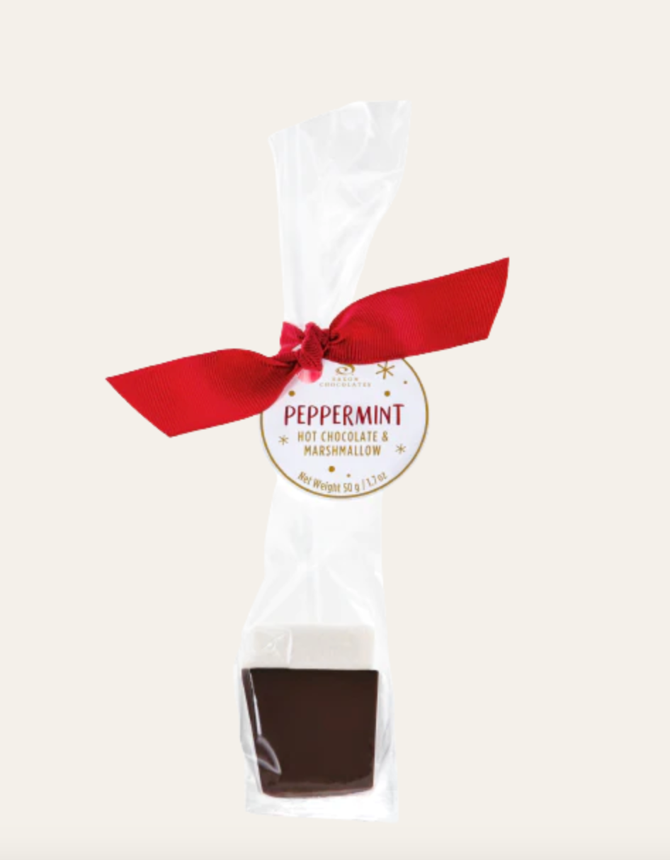 Peppermint Hot Chocolate Marshmallow Stir Sticks