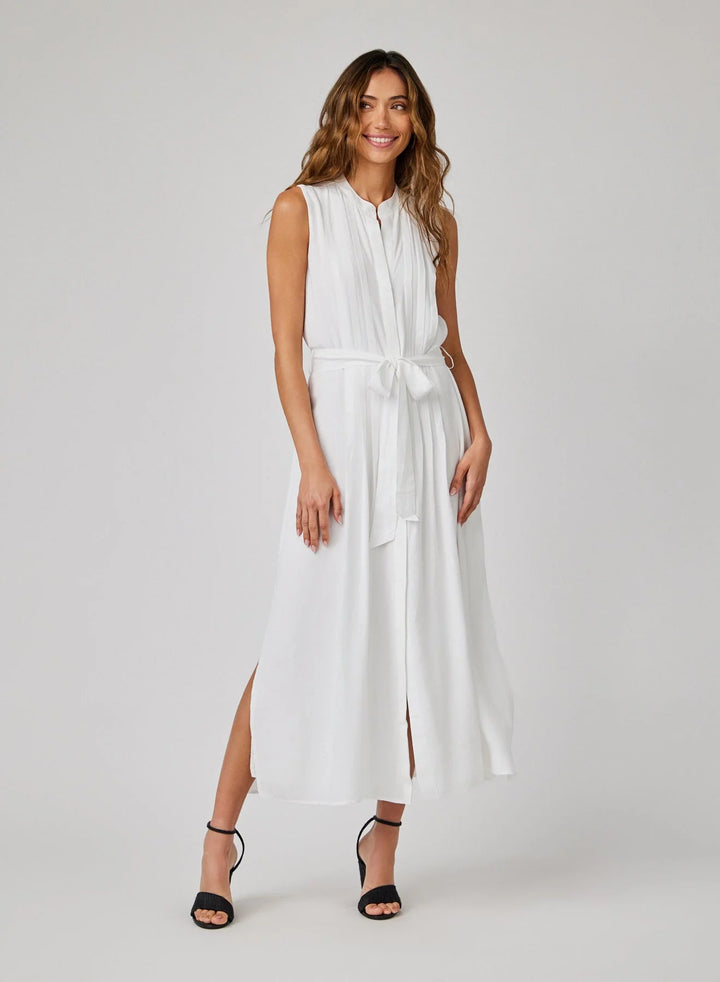 Pintuck Maxi Dress