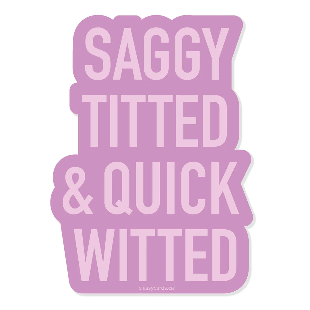 Saggy Titted Sticker