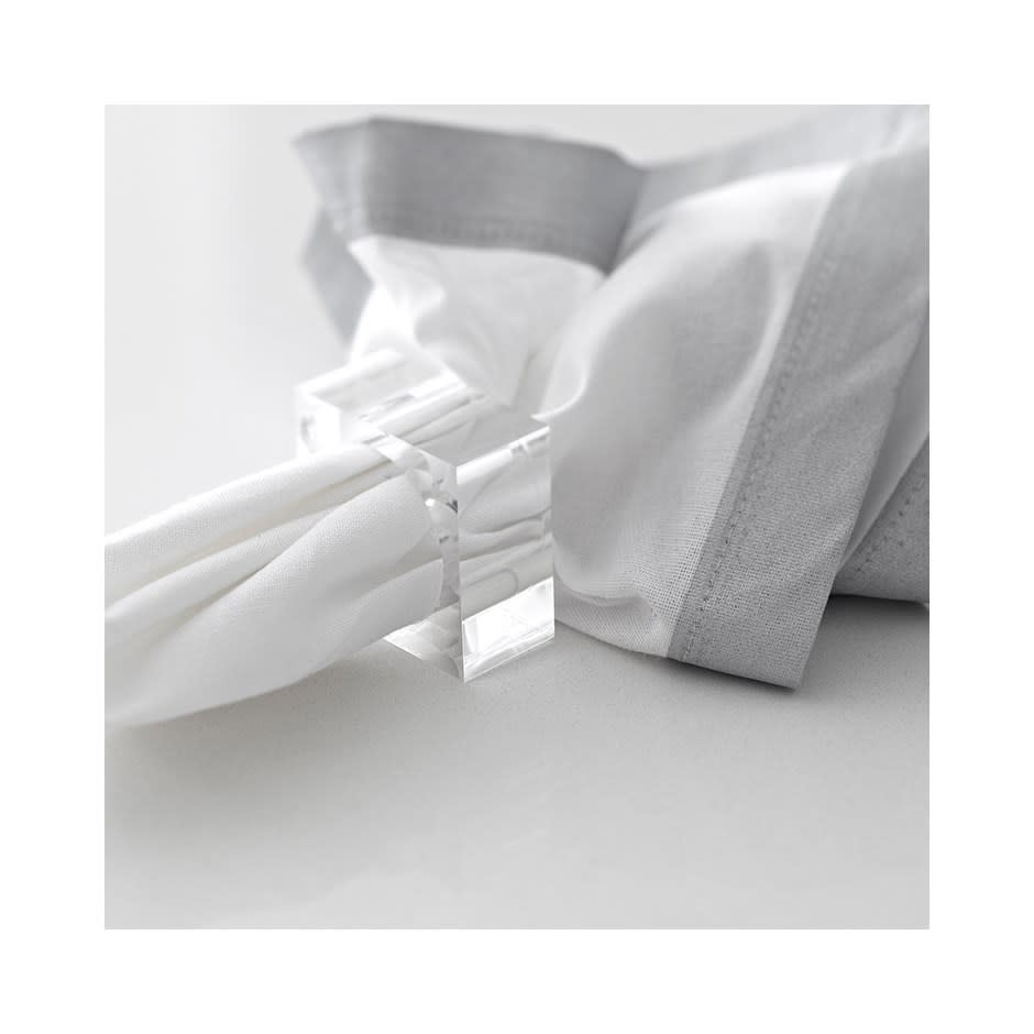 Platinum Clear Napkin Ring