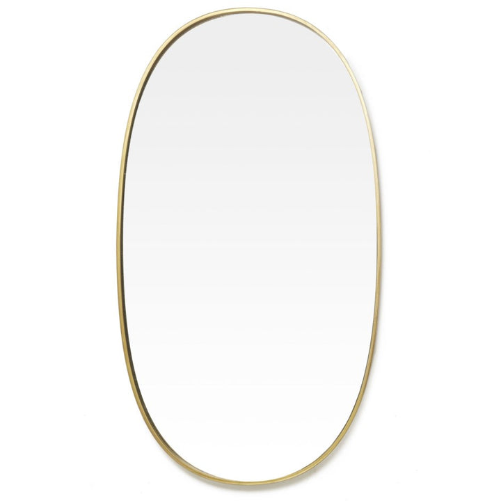 Borba Oval Antique Brass Mirror