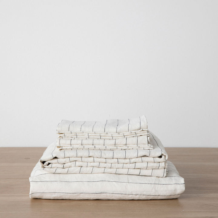 Linen Sheet Set (w/ Pillow Case)
