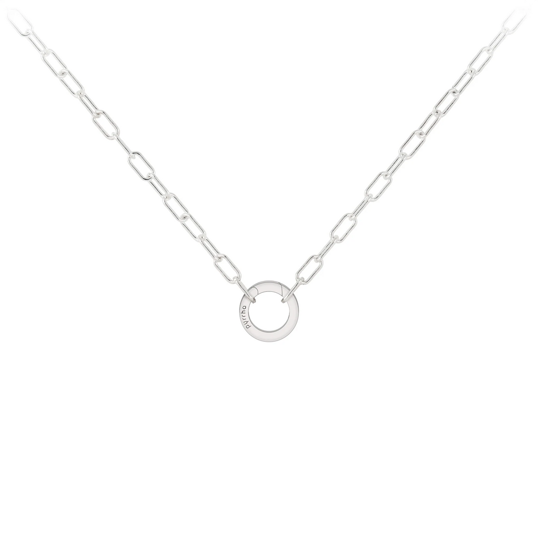 Small Paperclip Chain With Talisman Clip