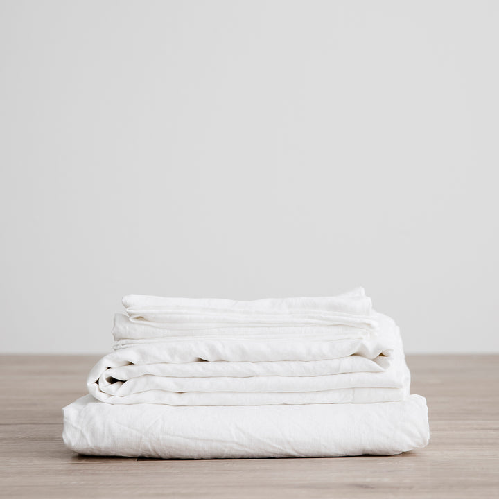 Linen Sheet Set (w/ Pillow Case)