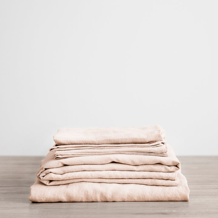Linen Sheet Set (w/ Pillow Case)