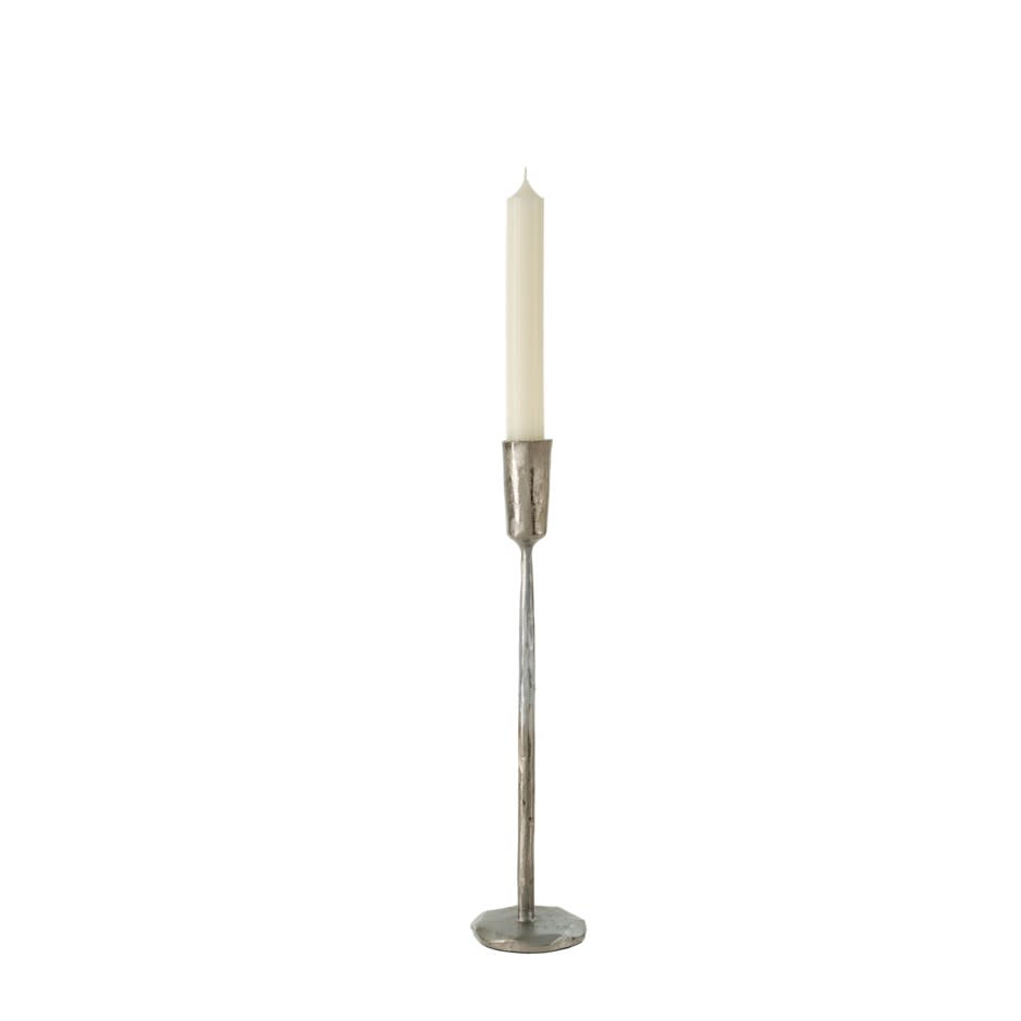 Luna Forged Candlestick