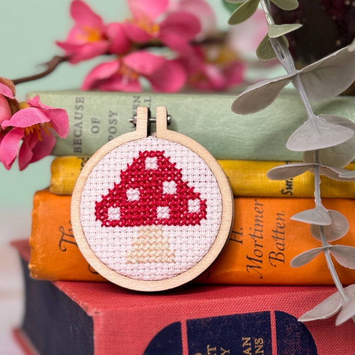 You're a Fungi! Mini Cross Stitch Kit