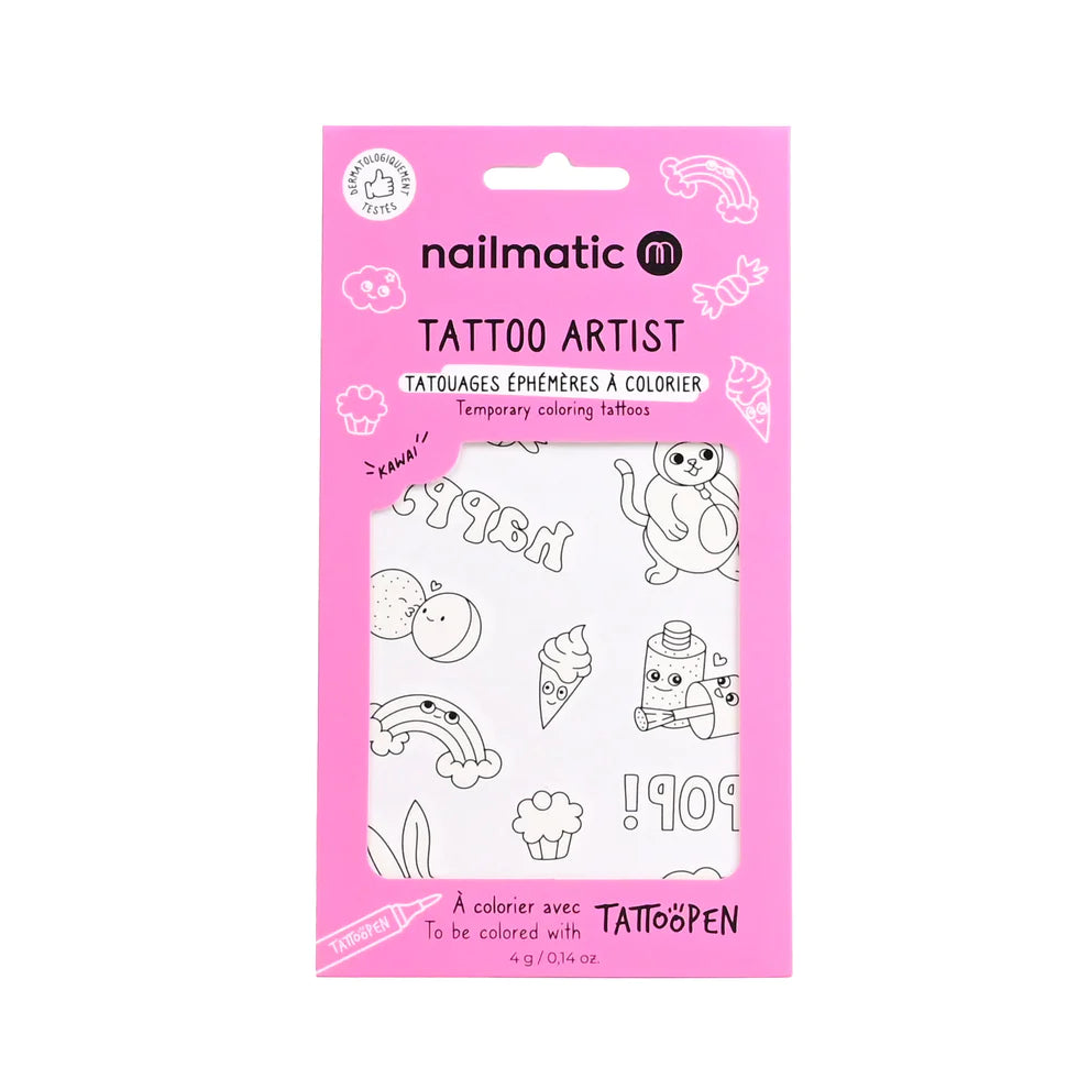 Temporary Coloring Tattoos