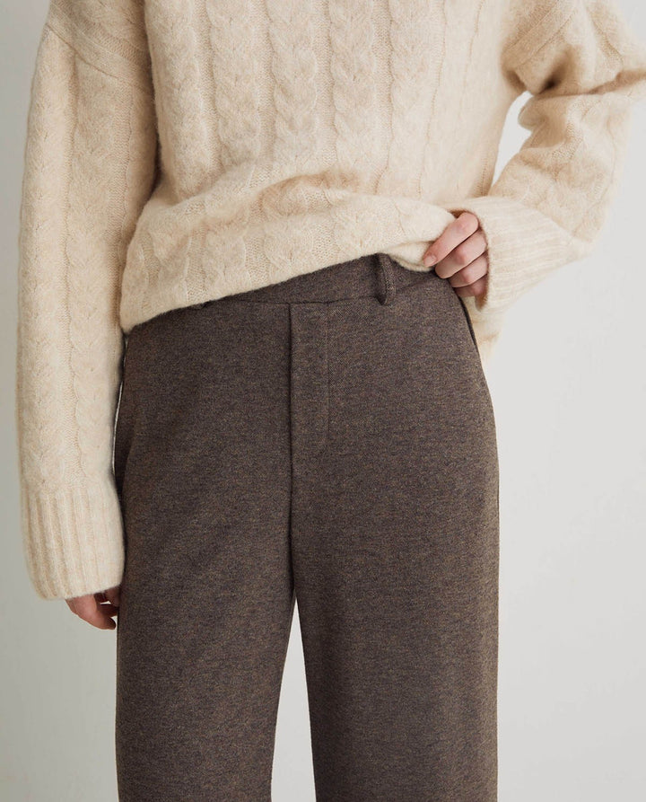 Wide Knit Trousers
