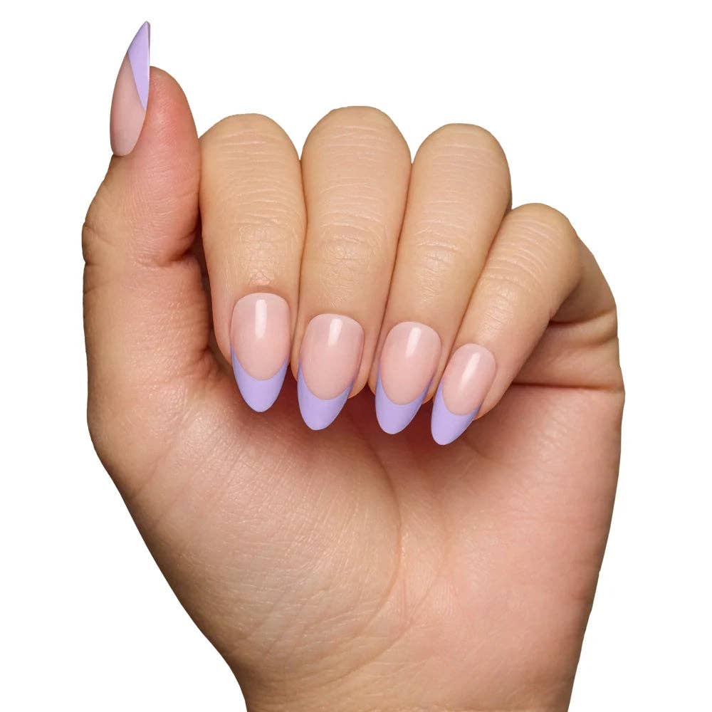 French Lilac Press-On Nails | Spring Purple