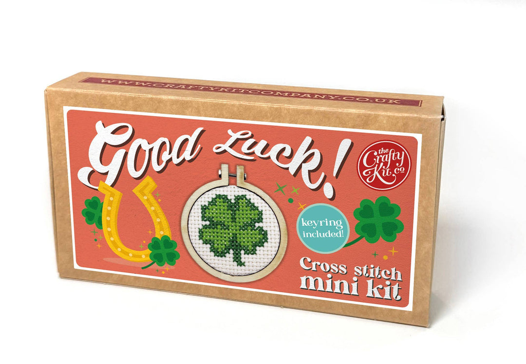 Good Luck! Mini Cross Stitch Kit