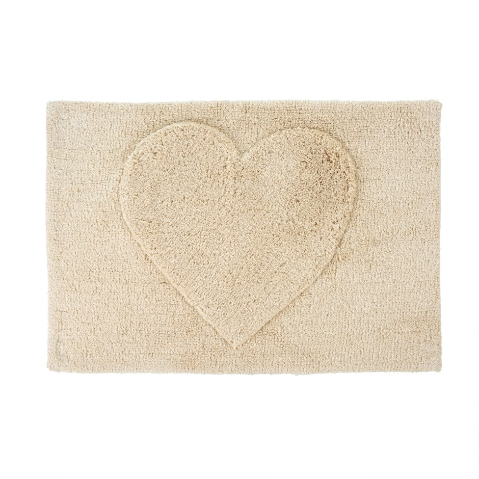 Heart Bath Mat